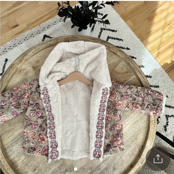 Louise Misha Reversible, Faux Fur Jacket Size 2T - Picture 1 of 5
